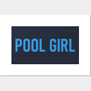 Pool Girl - Cool Swimming Posters and Art